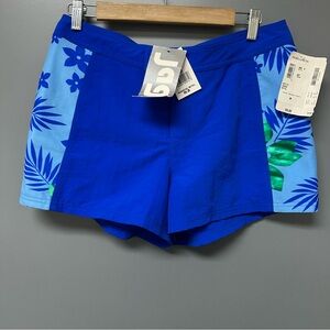 NWT Vintage JAG Women’s Island Print  Swim Board Shorts Sz Med Beach Surf Wear